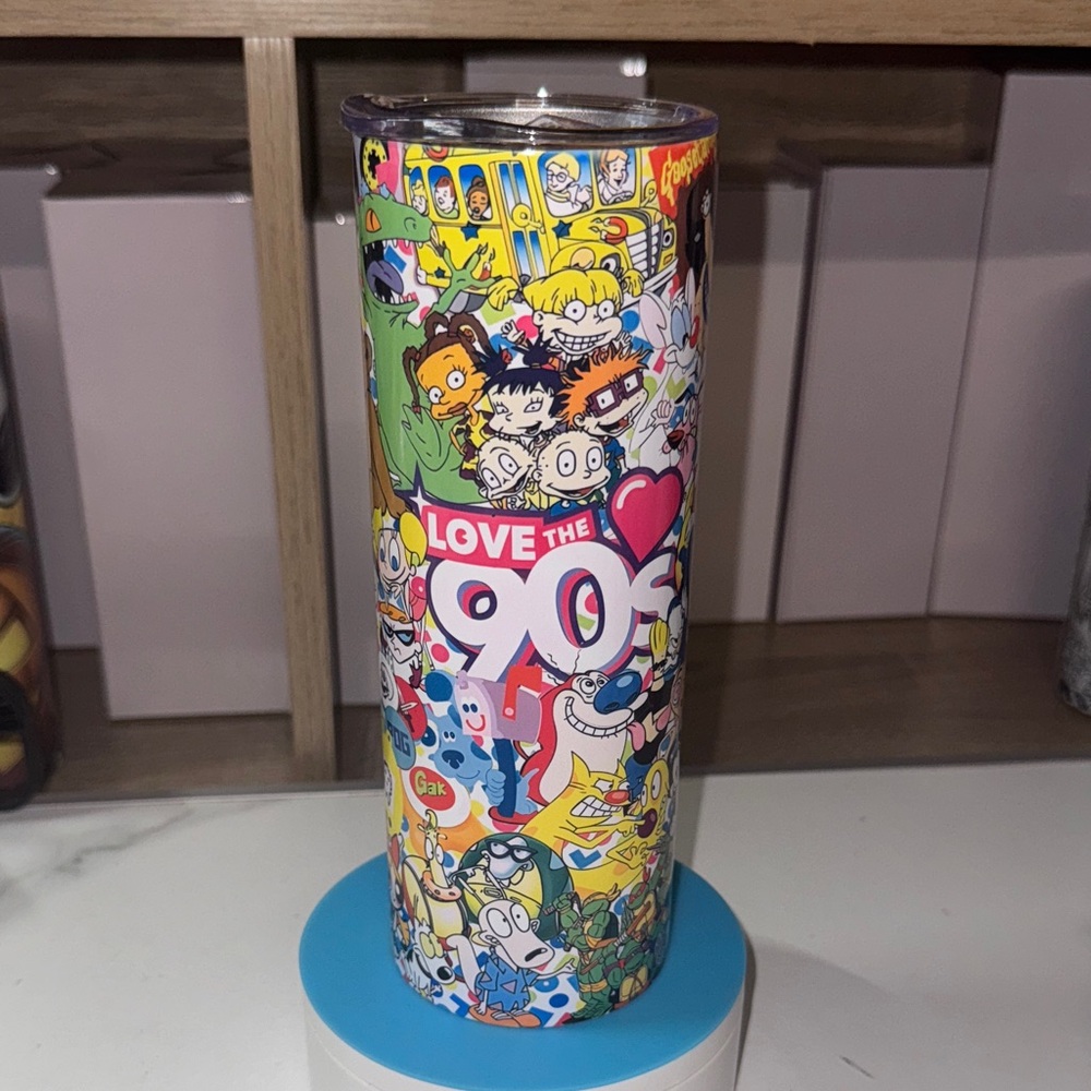20oz 90’s Cartoon Tumbler